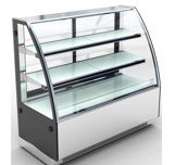 Curved Cake Showcase -2 shelves  1000*700*1200 mm