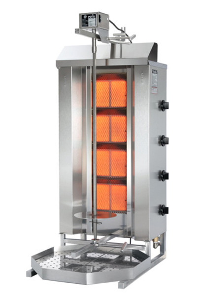 POTIS Doner Grill With 4 Burner and Top Motor