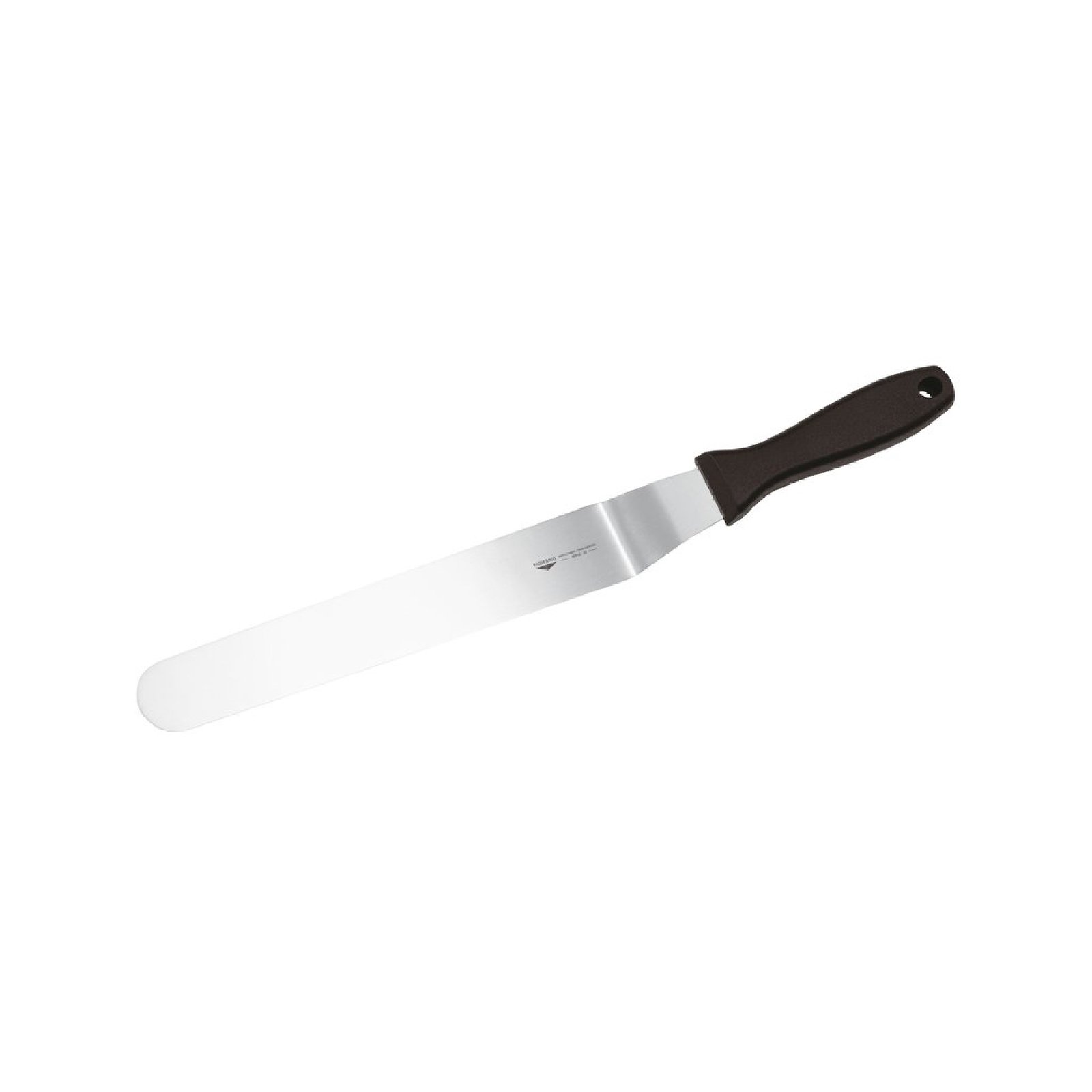 M20504-1.jpg Offset Blade Spatula 30cm with Black Handle - 18518-30 - Image 1