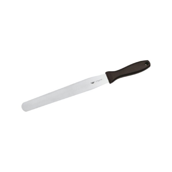 Straight Blade Spatula 26cm with Black Handle - 18519-26