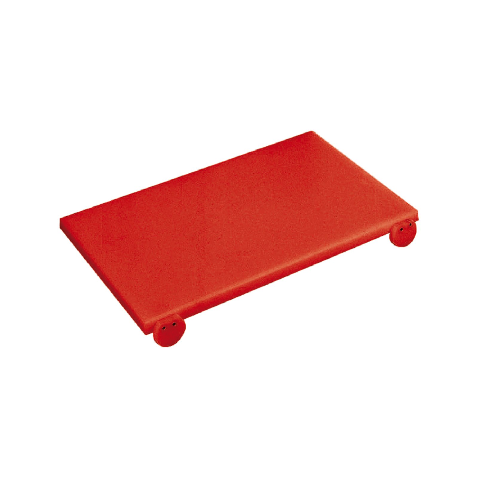 M22376-1.jpg Cutting Board With Stoppers 53x32,5x2 Cm PE - Red - 42543-03 - Image 1